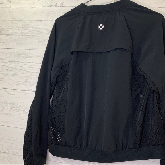 Uo without walls black perforated sport jacket/M - Picture 9 of 11